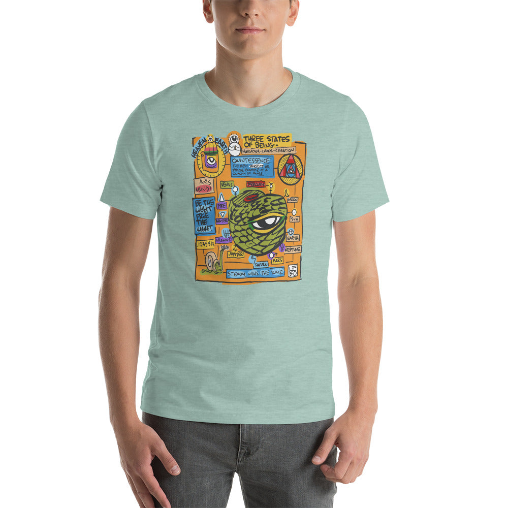 Three States of Being - Lebo Short-Sleeve Unisex T-Shirt
